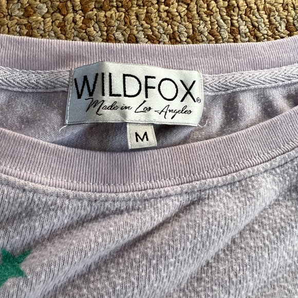 Wildfox Lightweight Sweatshirt with stars!!! - Picture 3 of 6